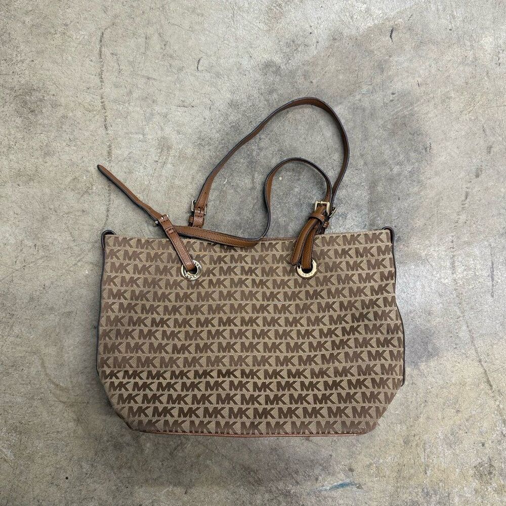 Vintage Michael Kors monogram canvas tote - Picture 2 of 6